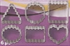 Premo! Sculpey Metal Cutters: Crinkle Geometric, 6 pc