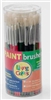 Pro Art Hog Bristle Brush Assorted Set - 72pc