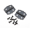 Hinge Sets - Black Curved - 7/8 inch