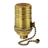 UL Approved Brass Shell Sockets - Pull Chain
