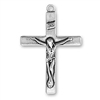 Sterling Silver Charm- Large Basic Crucifix