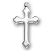 Sterling Silver Charm- Unadorned Cross