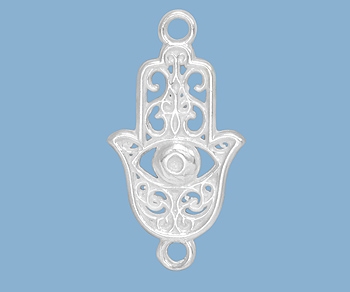 Sterling Silver Single Strand Hamsa Connector