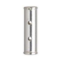 Sterling Silver SmoothTube Spacer Bar - 4mm, 2 Strand