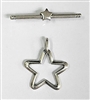 Sterling Silver Star Toggle