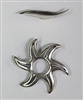 Sterling Silver Sun Toggle