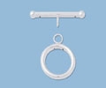 Sterling Silver Large Smooth Toggle