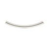 Sterling Silver Curved Tube - 2mm x 25mm