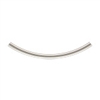 Sterling Silver Curved Tube - 2mm x 35mm