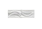 Sterling Silver Double Crescent Cut Tube