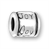 Sterling Large Hole Bead - #378 Joy