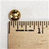 Domed Pearl Metal Studs - 40ss / 8.5mm