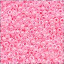 Taiwanese Size 11/0 Seed Bead - Lt Pink Pearl - #75