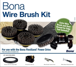 Bona Powerdrive Wire Brush kit