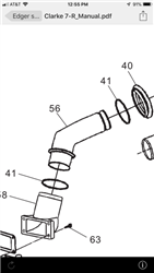 American Sanders  Dust port washer seal