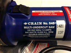 NOT STOCKED Crain Cutter Undercut Saw 575