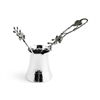 Black Orchid Coffee Pot w/ Spoon