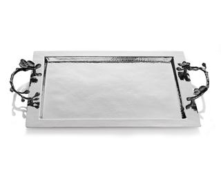 Black Orchid Serving Tray LG