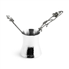 Black Orchid Coffee Pot w/ Spoon Large