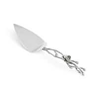 White Orchid Cake Server