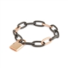 BRONZE BRACELET BLACK