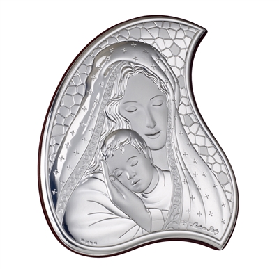 Mother W.Child Italian 925 Silver Argento Icon