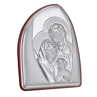 This elegant religious Icon by Sima Creations features the beauty and shine of 925 Silver while exuding a lighthearted look with its abstract shape. This unique and spirited piece is a part of the extensive works in the argento line of Sima collectibles.