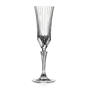 RCR Adagio Collection Crystal Champagne glass set of 6