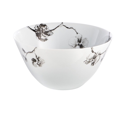 Black Orchid Serving Bowl