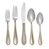 Molten Gold 5-Piece Flatware Set