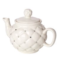 Debora Carlucci Tea Pot W/ Rhinestone Decor