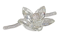 Debora Carlucci Medium Size Crystal Beaded Swarovski Flower with Stem