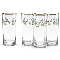 Holidayâ„¢ 4-piece Highball Glass Set