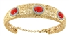 Bracciale con Brillianti Fantasia e Coralli