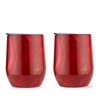 12 Oz Insulated Wine Tumblers, Set Of 2