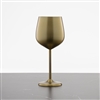 18 Oz Gold Stainless Steel White Wine Glasses, Set of 4