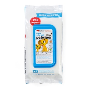 Pet Wipes Mega-Value Pack - 125ct