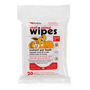 Small Animal Wipes - 20ct