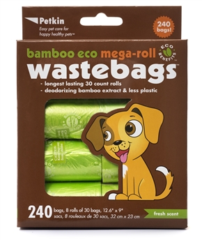 Bamboo Eco Mega-Roll WasteBags (240 bags)