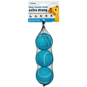 Dog Tennis Balls Extra Strong - Blue