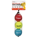 Dog Tennis Balls Extra Strong- Standard (Rainbow)