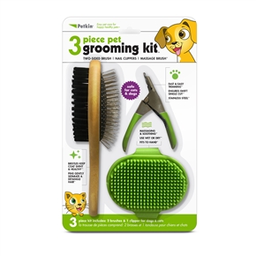 3 Piece Grooming Kit (green)