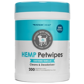 HEMP Petwipes - Soothing Vanilla (200ct)