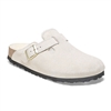 Birkenstock Boston Suede Shearling Antique White