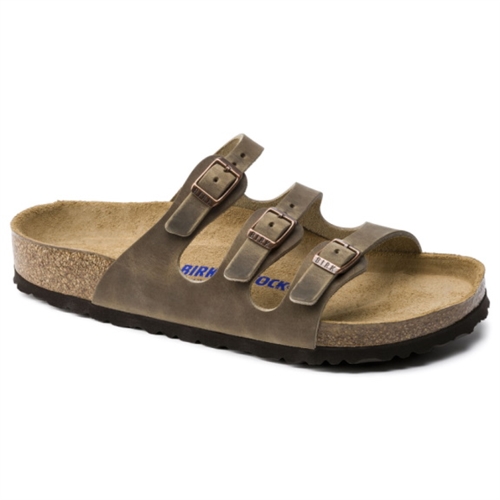 Birkenstock Florida Soft Footbed Tobacco Brown