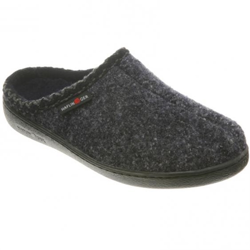 Haflinger Classic Hardsole Navy Speckle