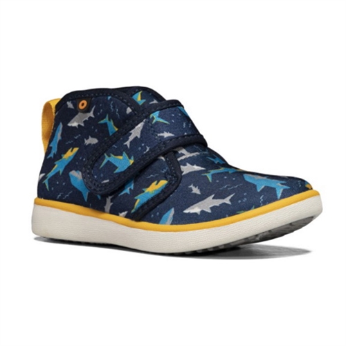 Kids Bogs Kicker Mid Top Strap Shark