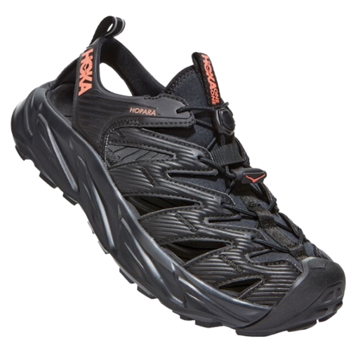 Women's Hoka Hopara Black/Fusion Coral