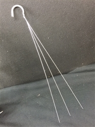 Wire Hanger, 18" with 3 wires