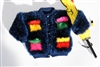 Child's Mustachio Mock Pocket Cardigan Pattern